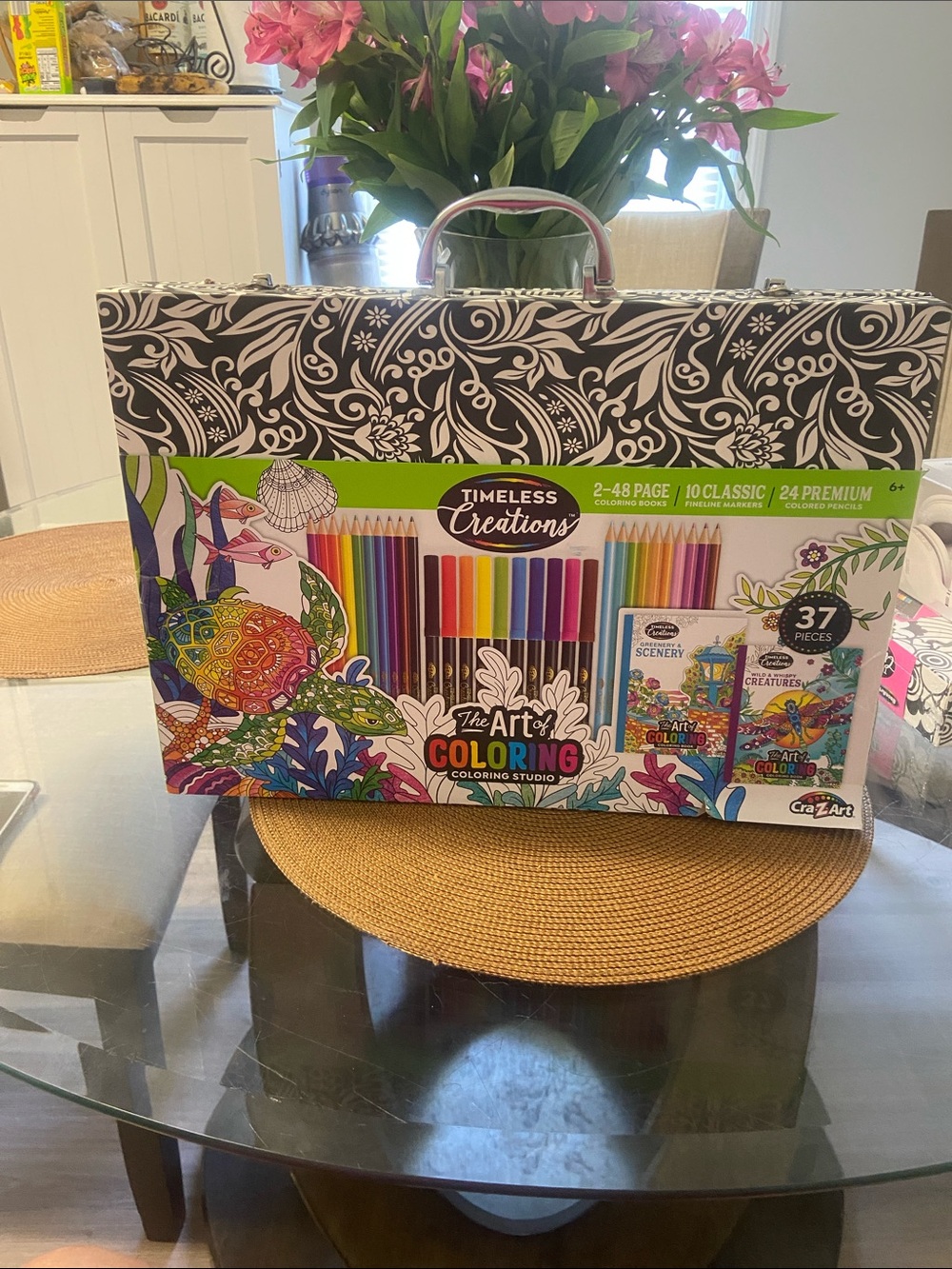 Timeless Creations Multicolor Art Set with Carrying Case